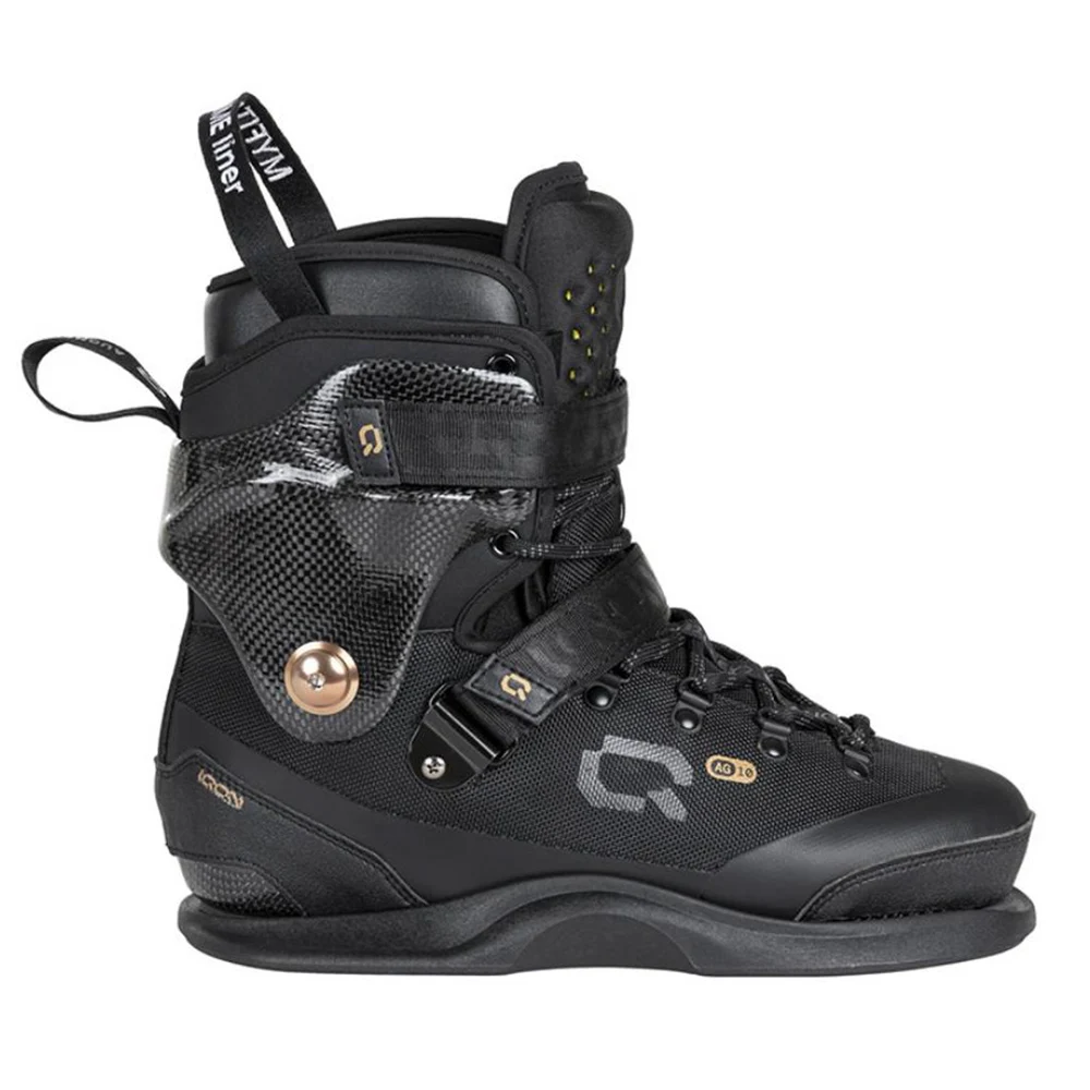 Original Powerslide New IQON AG10 Boot UFS Mounting System Inline Skates Up Shoes Urban Heatmodelable Carbon Fiber Patines