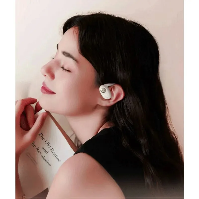 Hanging Ear Bluetooth Headset High Sound Quality Wear Comfortable Long Life Digital Display Anti-Leakage Sound Bluetooth Headset
