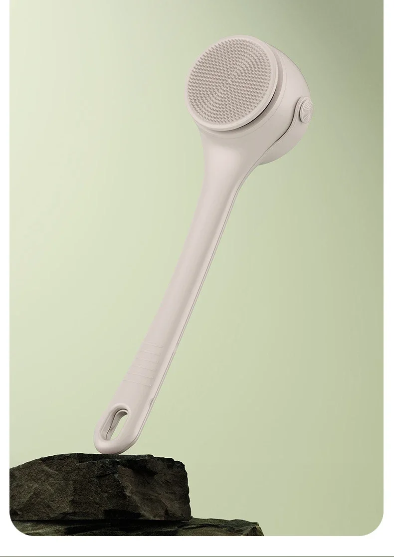 Double handle electric bath brush Rotary multi-function bath brush Waterproof Scrub back accessories