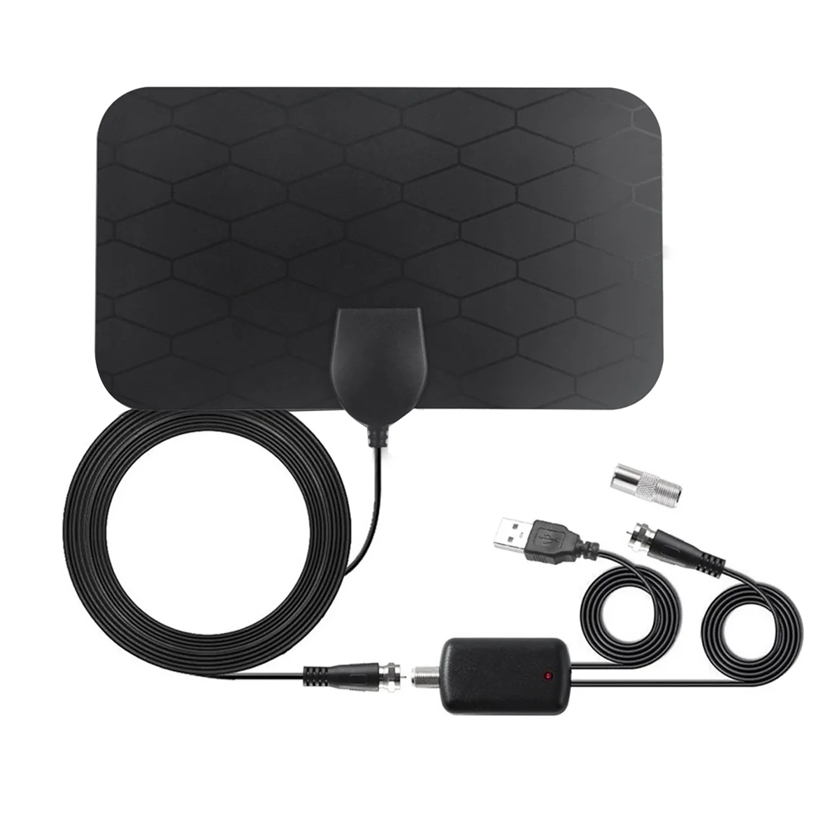 

DVB-T2 TV Antenna VHF(174-240Mhz)/UHF(470-862Mhz) Mini HDTV Ground Wave Digital Antenna for European and American TV