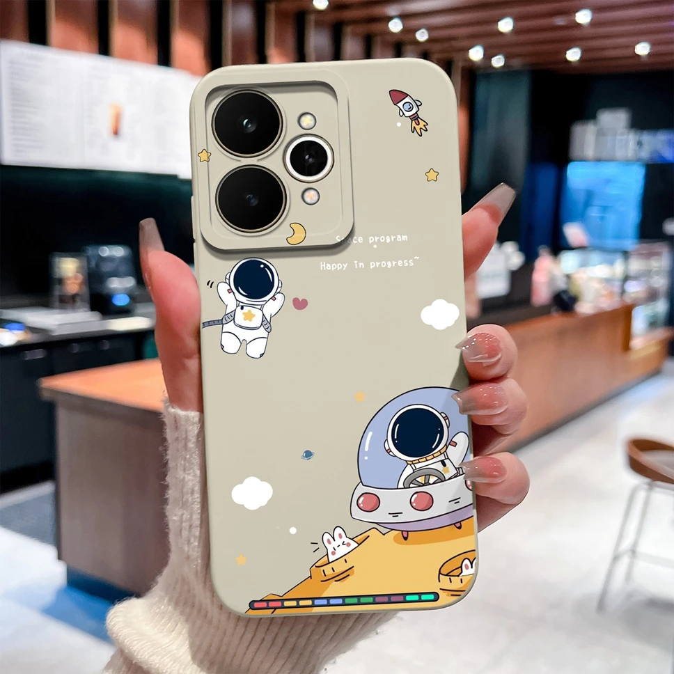 Creative Cartoon Pattern Soft Back Phone Case with Camera Protection - Lightweight Shell
