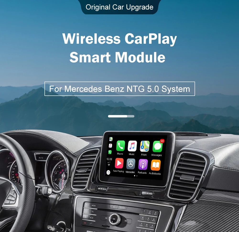 RoadTop Mercedes Benz GLE / GLS Wireless CarPlay & Android Auto Road Top