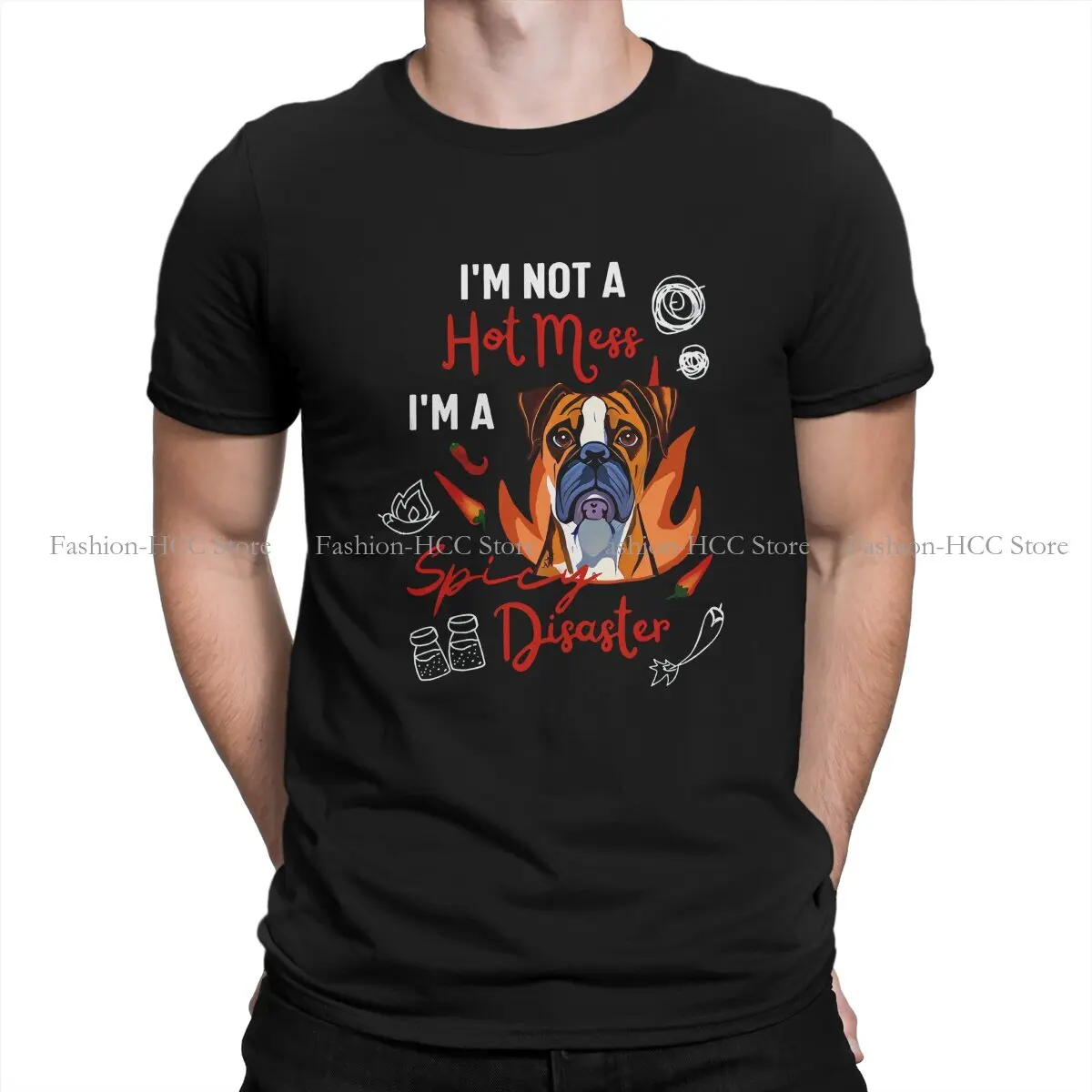 

Футболка с графическим принтом I Am A SpicyStyle, футболка из полиэстера с коротким рукавом