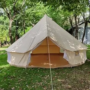 6m canvas bell tent