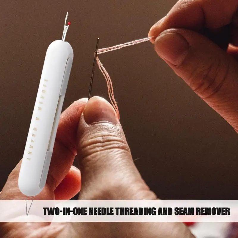 Seam Thread Remover 2-in-1 Stitching Remover and Threader Manual Sewing Tools for Household Sewing Accessories for DIY Art