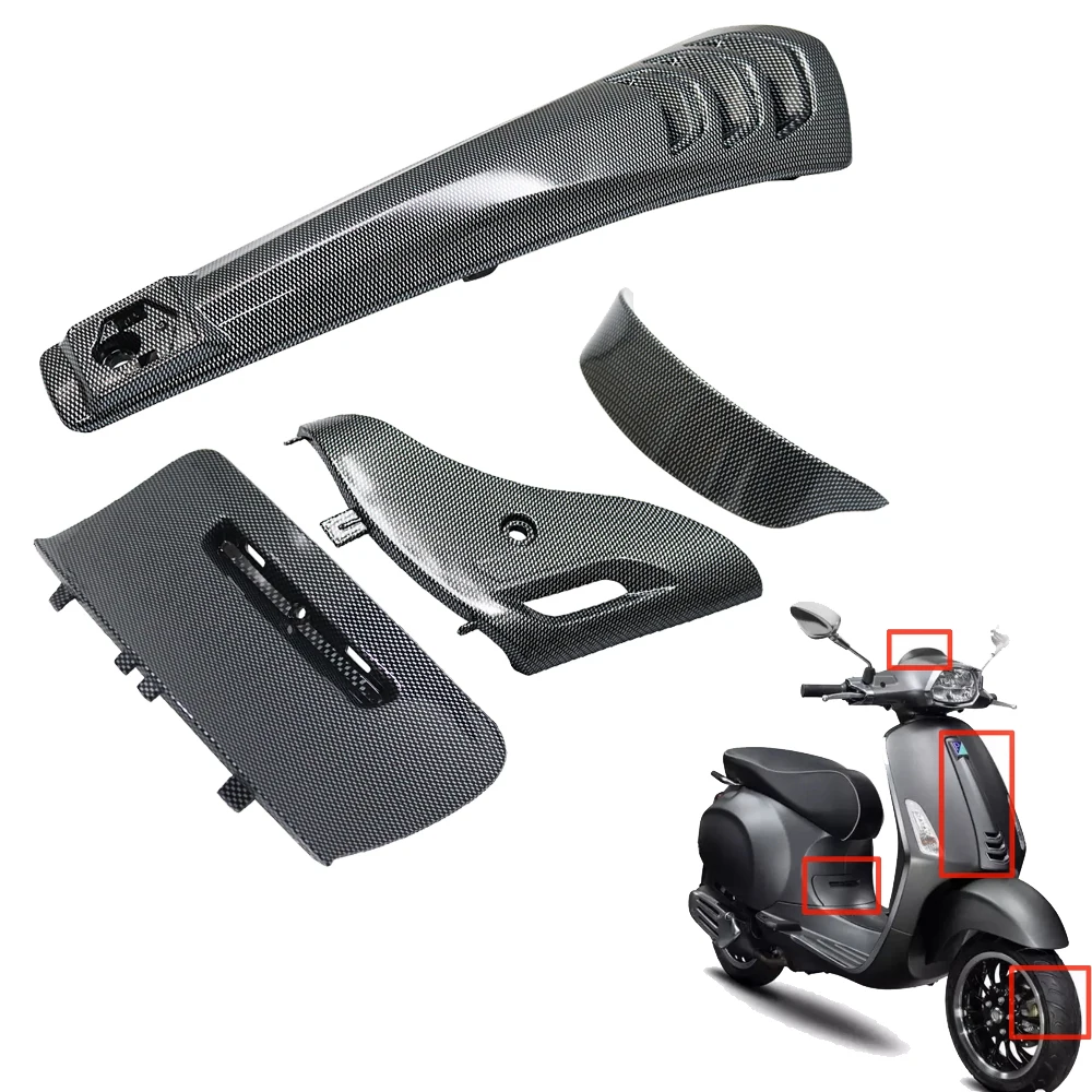Vespa Primavera - Sprint Bagage rekje, bagagedrager treeplank zwart