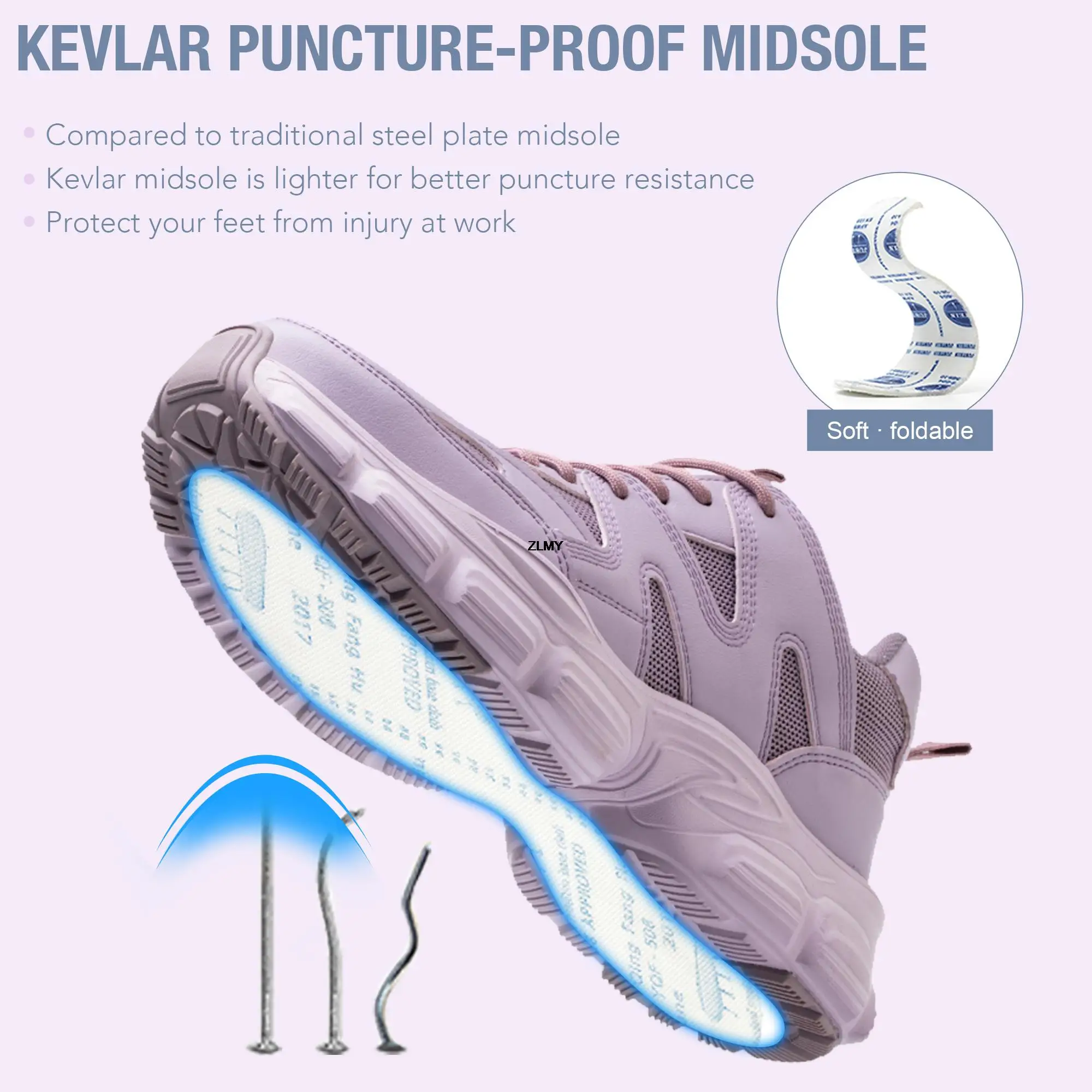 Stivali Di Sicurezza Con Punta In Acciaio Per Uomo E Donna Scarpe Da Lavoro Impermeabili In Pelle Indistruttibili Stivali Da Lavoro Protettivi Taglia 44 Eu 90418995 - Foto 11