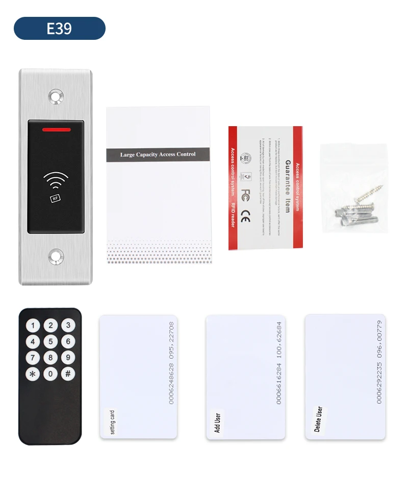 9-18V 125Khz RFID Reader Keyless Door Opener Metal Access Control Keypad IP66 Wa