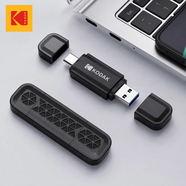 KODAK USB 3.2 & Type-C Flash Drive 128GB 64GB USB3.2 Gen 1 OTG High Speed Pen Drive Memory Stick Pendrive for Phone Computer 1