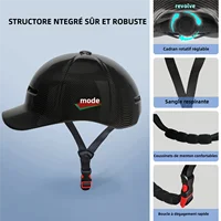 Casques de vélo GUDOOK Nouvelle casquette de baseball Casquette à visière Casque de vélo pour adultes Casques de vélo de route de montagne Taille réglable Cyclisme 3