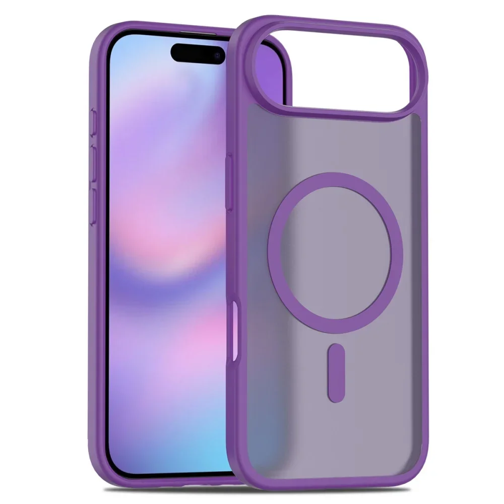 High-Quality MagSafe Magnetic Rugged Armor Case with Wireless Charging Capability