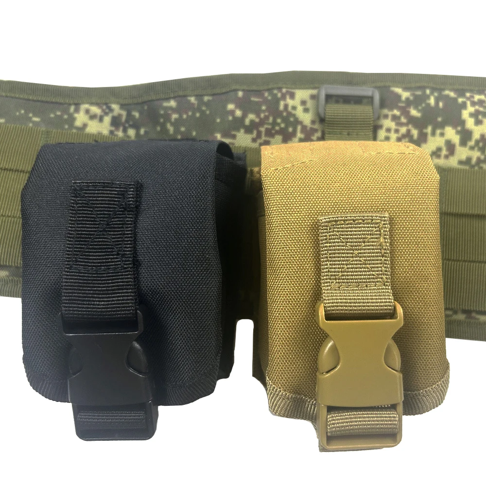 Taktische Molle Granate Beutel Einzel Doppel Frag Granate Beutel Quick Release Werkzeug Mag Tasche Outdoor Jagd Holster Taille Taschen – Detail 3