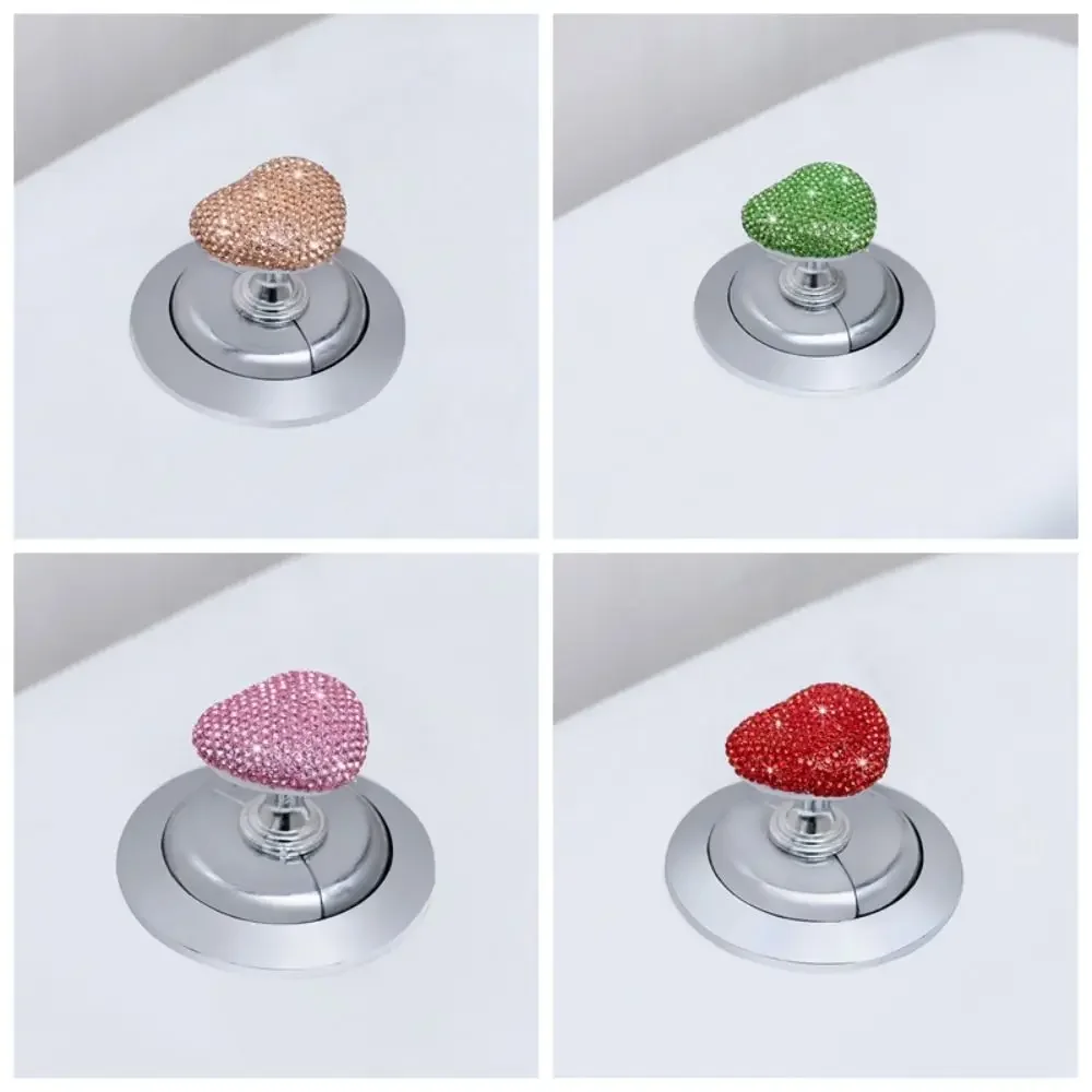 Toilet Press Assist Cute Heart Shaped Toilet Button Protecting Long Manicures Durable Tank Button Aid Bathroom Accessories