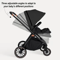 BabyVoyage 2 en 1 bébé poussette pliable panier Type siège bébé landau poussette multifonctionnel nouveau-né bébé poussette 5