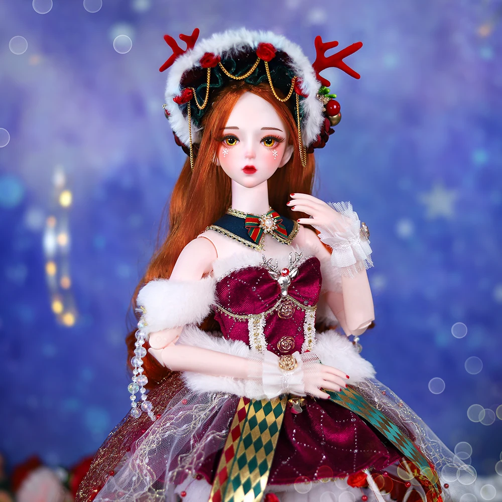 

DBS Кукла Мечта фея 1/3 BJD ветер колокольчик олень Рождественский подарок MJD 62 см Высота девушки подарок SD игрушки