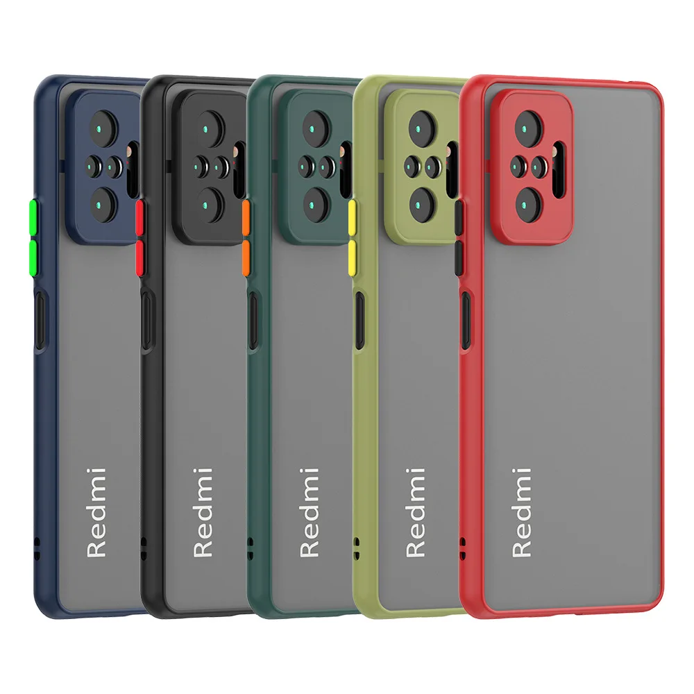 Etui ochronne Armor Drop Protection dla Xiaomi Redmi Note 10 Pro 10S 11 11s 12s 12 Pro Plus 5G Bumper Redmi 10 10A 10C Cover Fundas