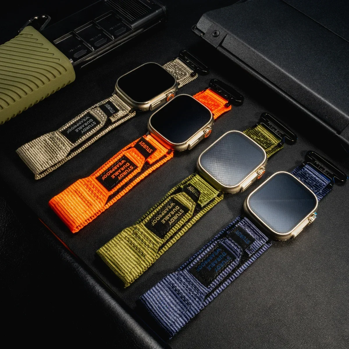 Breathable Sports Nylon Watch Strap – Vibrant and Durable Bracelet