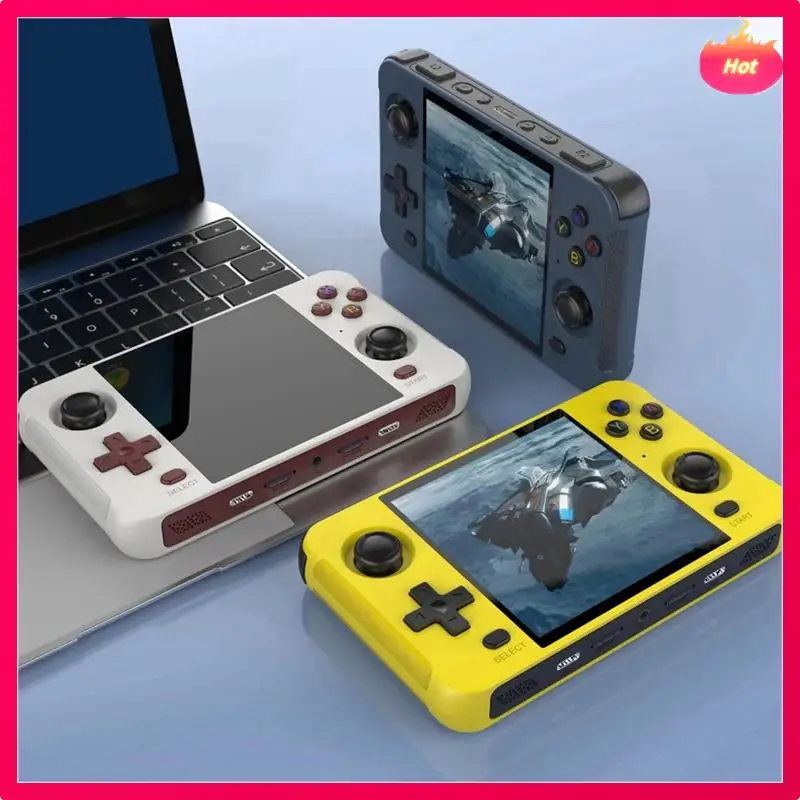AYHF R40S Retro Video Game Console 16GB+128GB Wifi+BT Linux Support For GBA GBC PSP PS1 N64 DC NDS ARCADE Simulator