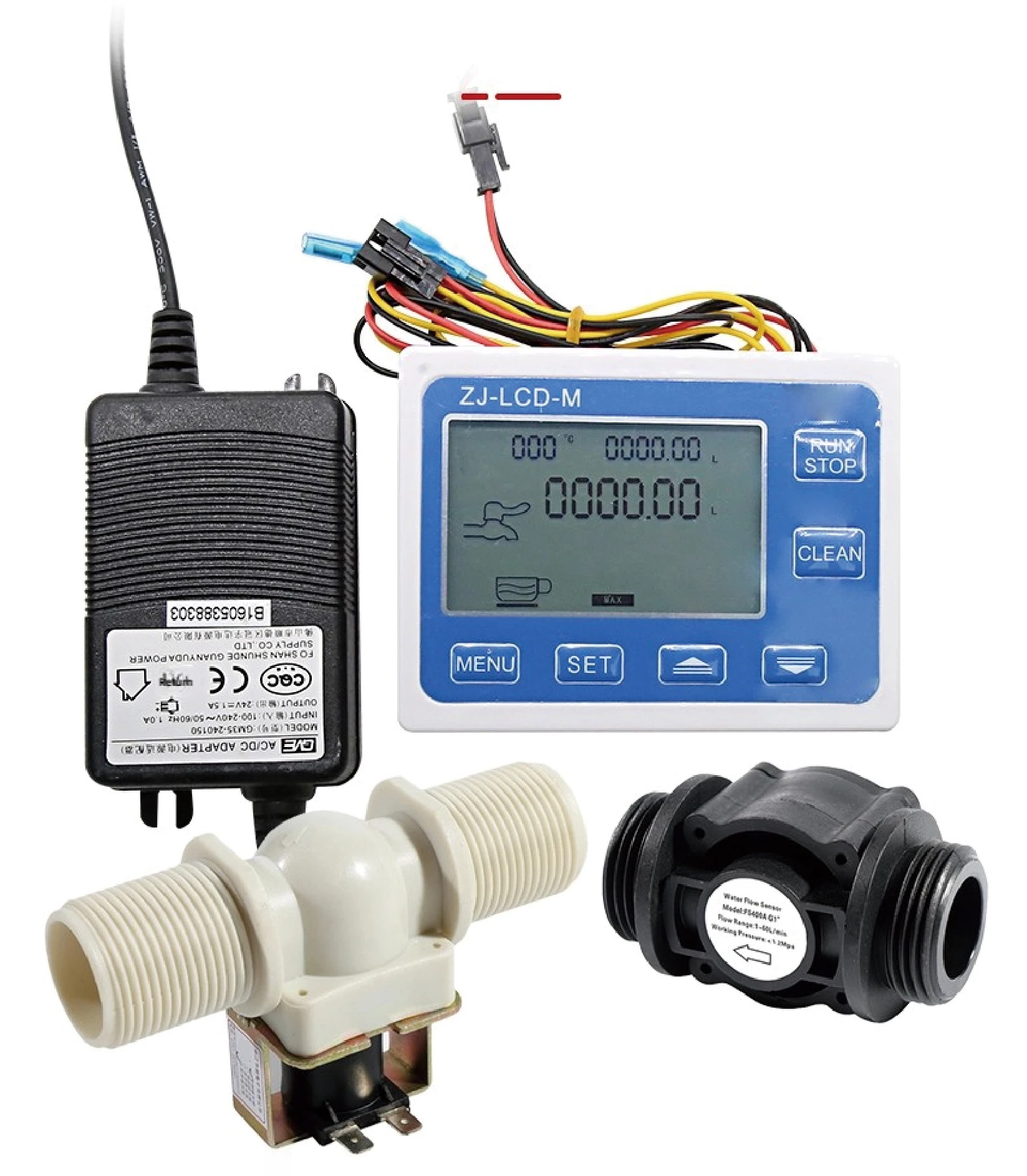 G1/2 Digital Oval Gear Fuel Flow Meter RS485 Modbus Diesel Oil Sensor Positive D