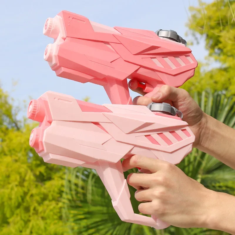 Double Nozzle Children Water Gun Toys Summer Outdoor Beach Pool Fight Game Large Capacity WaterGun for Children Boy Girl Gift 3