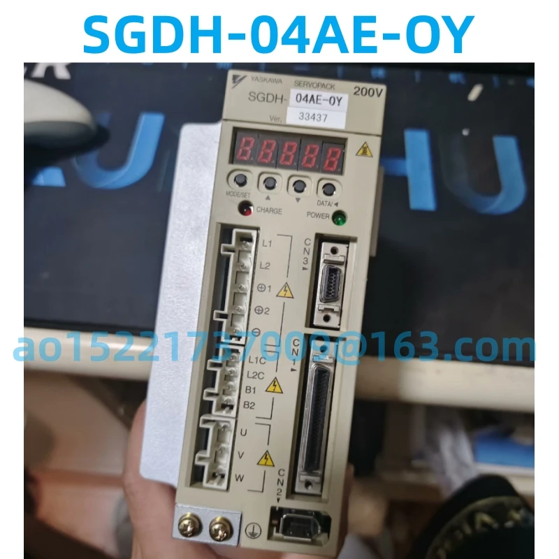 

Original Second-hand 9-layer new test is 100% OK AC servo drive SGDH-04AE-OY AC-OUTPUT 3PH 0-230V 0-300H2 2.8A 0.4(0.54KW)