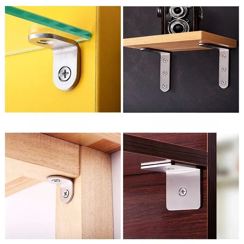 4pcs Corner Brackets,2 X 2 Inch Stainless Steel L Corner Bracket,angle Bracket,equerre Metal Fixation,composite Decking