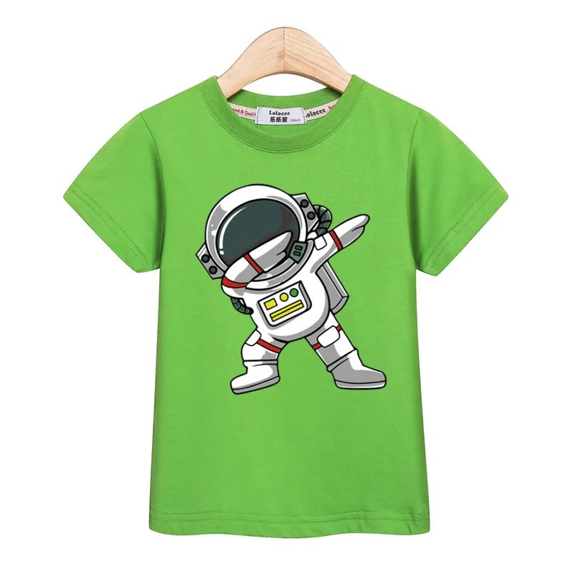 3-13T Children Dabbing Dog T-shirt Boys Girls Summer Clothes Baby Short Sleeved Tops 4