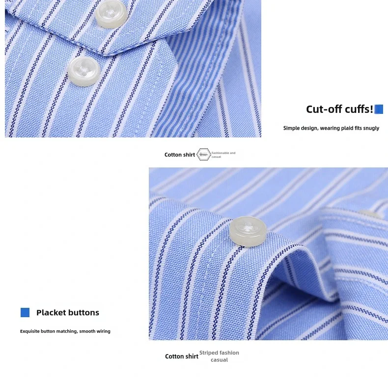 Herren Langarmhemd – Neu, Kirschrot, Oxford-Gewebe, bügelfrei, Frühling/Sommer/Herbst, Trendiges Streetwear-Oberteil, Hohe Qualität, Alles inklusive – Detail 14