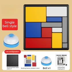 Interactive Logic Puzzle Game for Enhanced Cognitive Development and Creative Thinking (1 Set With the Bell)