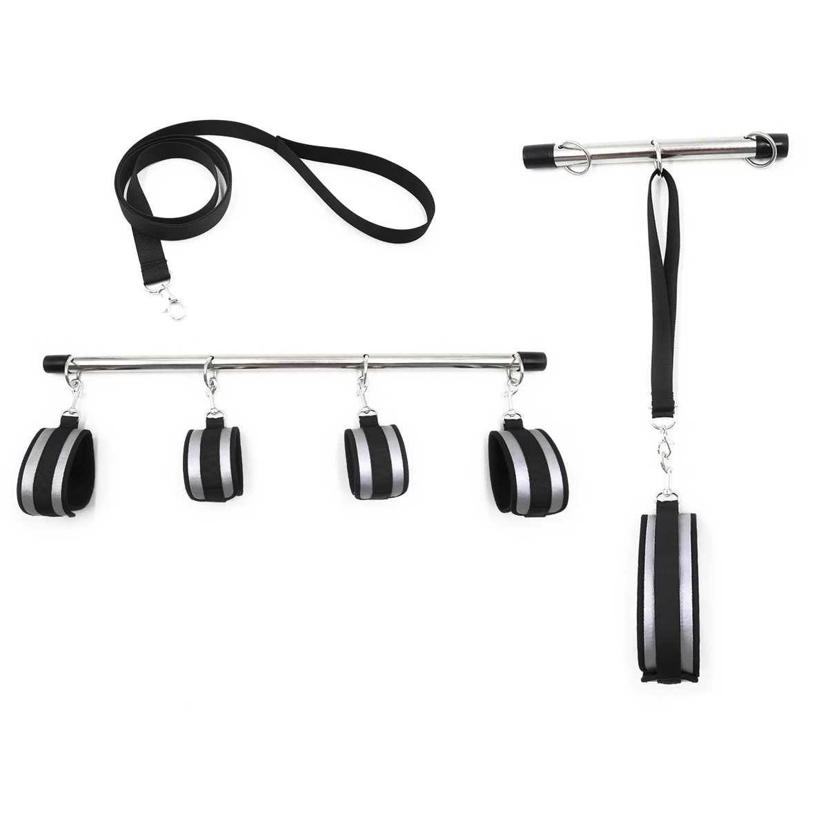 High quality Stainless Steel Adult Games Handcuffs Collar Bdsm Bondage Fetish Flirting Sex Toys For Couples Erotic SM Products