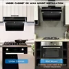 Under Cabinet Range Hood 30 inch,Wall Mount Kitchen Hood 900 CFM with Heating Auto-cleaning Function, Gesture& Touch Control 5