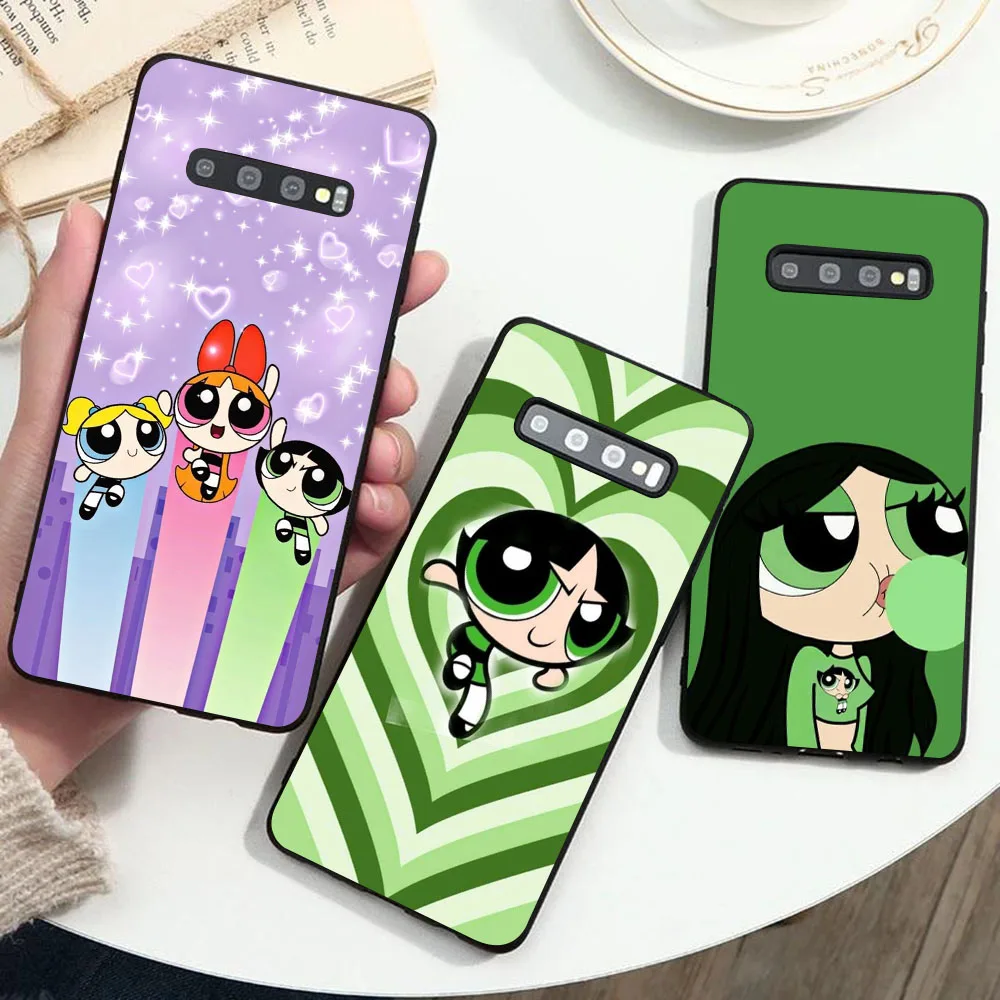 소프트 케이스 화웨이 메이트 30 20 스마트 P20 P30 P40 Y8P 라이트 프로 MK-58 Powerpuff 소녀