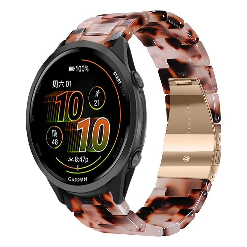 Comfortable Resin Strap Bracelet - 20mm & 22mm - for Smartwatches