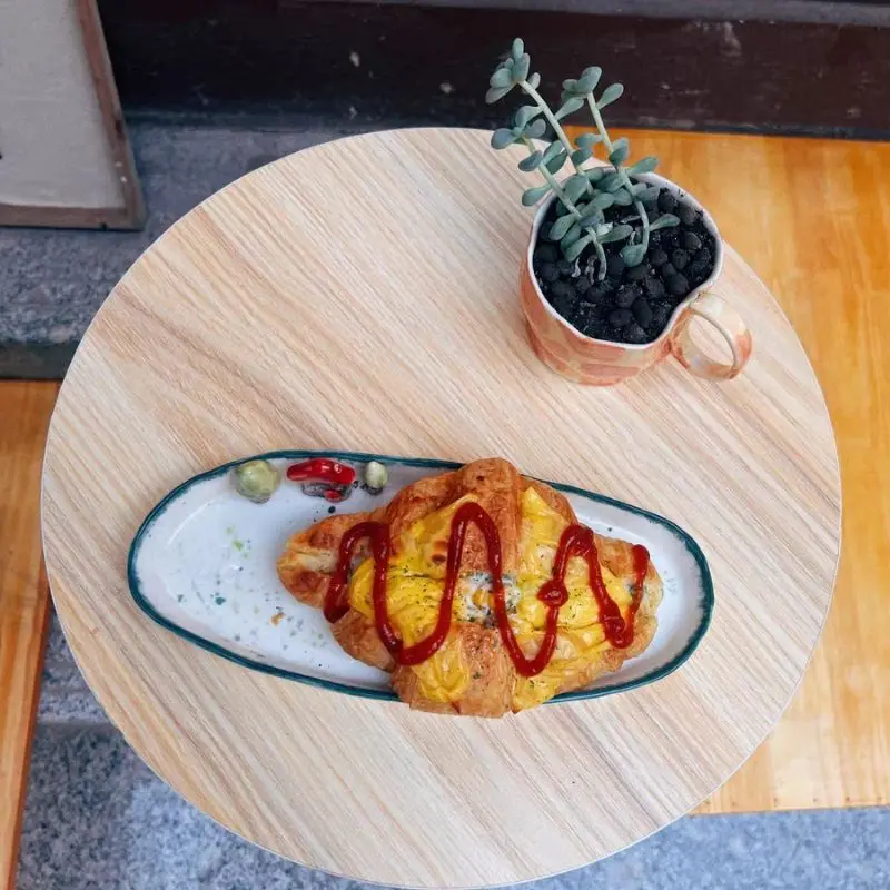 Runder Wandtisch Edelstahl - Platzsparender Stehtisch 30cm Für Café & Bar