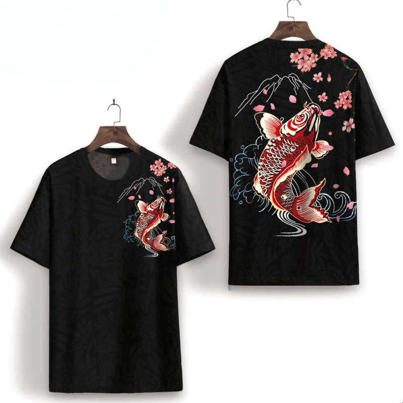 

Футболка мужская с объемным принтом волка, люксовая ледяная рубашка с коротким рукавом, ажурная Гладкая эластичная сорочка оверсайз, лето