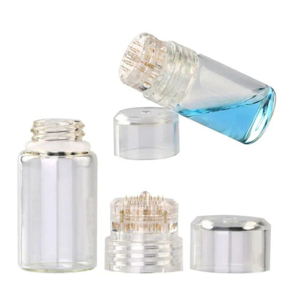 Hydra Roller 64 /20 Pin Titanium Micro Needle Derma Facial Roller Serum Applicator Skin Care Whitening Bottle Reusable