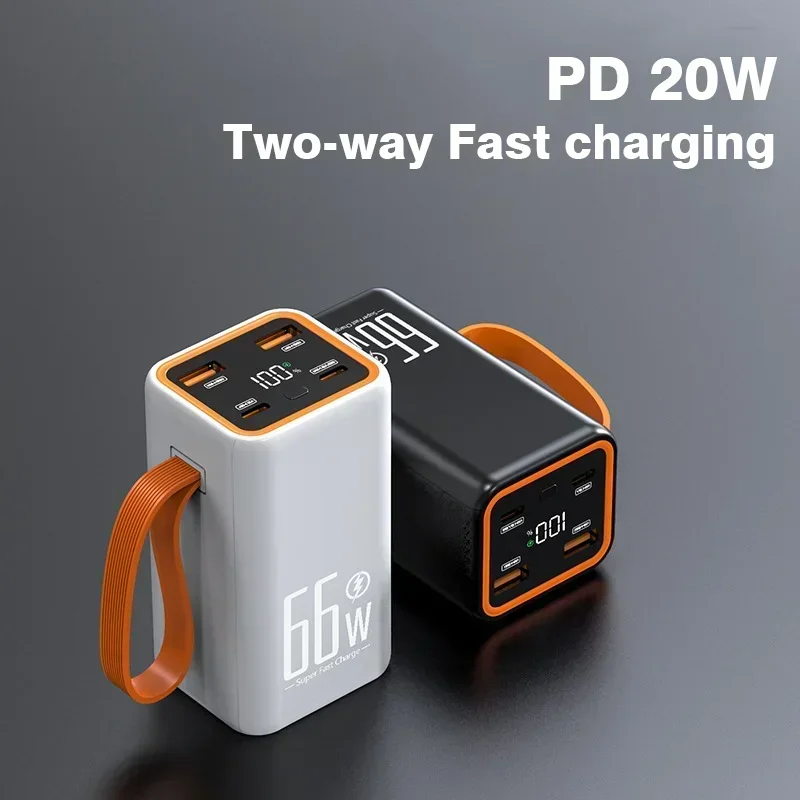 PD20W 20000mAh Power Bank Batteria di ricambio esterna portatile 10000mAh 66W Caricatore super veloce Powerbank per iPhone 13 14 15 Xiaomi - immagine 4
