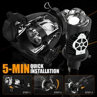 H4/9003/HB2 LED Headlight Bulb Projector Lens Canbus Super Bright LED 3000W 3500000LM 6000K Hi/Low Light Apply to Car&Motorcycle - Image 6