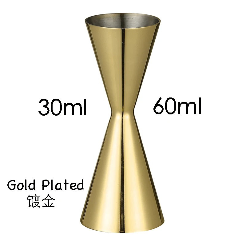 Japanese-Style Double Cocktail Jigger - Precision Bar Measuring Tool