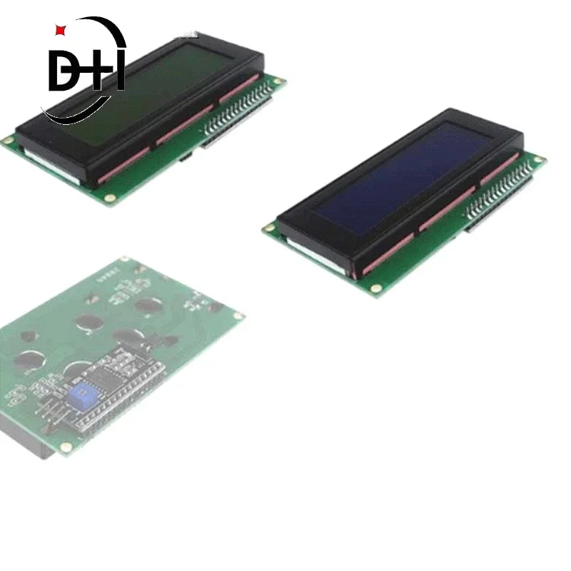 Modulo Lcd Retroilluminato Iic/I2C/Twi 2004 Seriale Blu Verde Per Arduino Per Uno R3 Mega2560 20X4 Lcd2004