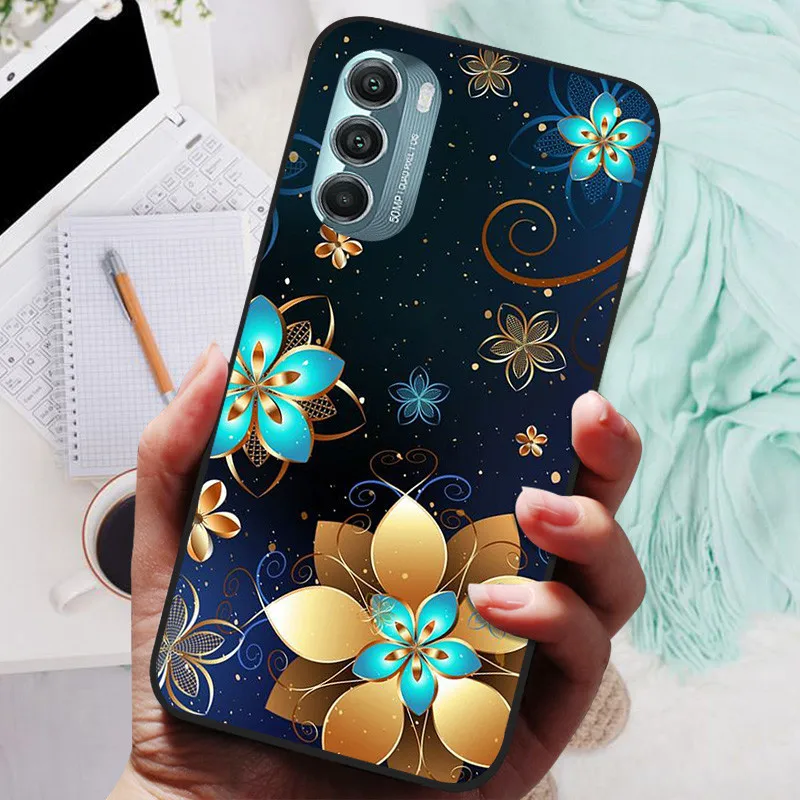 Lion & Wolf Black Silicone Soft Back Protective Case - Sleek & Stylish Cover