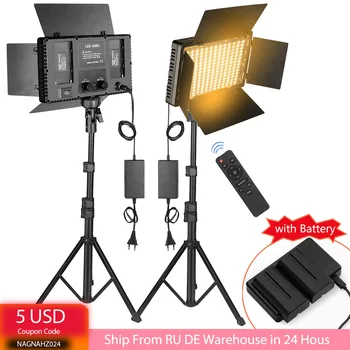 Nagnahz U800+ LED Video Light with Tripod & Remote 1