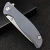 NEW High-end Folding Knife Shirogorov Survival Pocket Knife D2 Sharp Blade TC4 Titanium Alloy Handle Outdoor Rescue Folding Tool 5