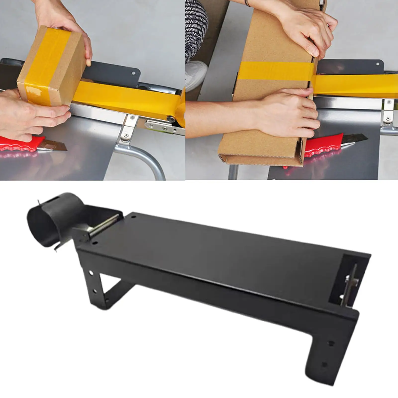 Desktop Package Tape Dispenser Box Sealing Tool Practical Manual Portable Desktop Lightweight Parcel Hand Packing Machine