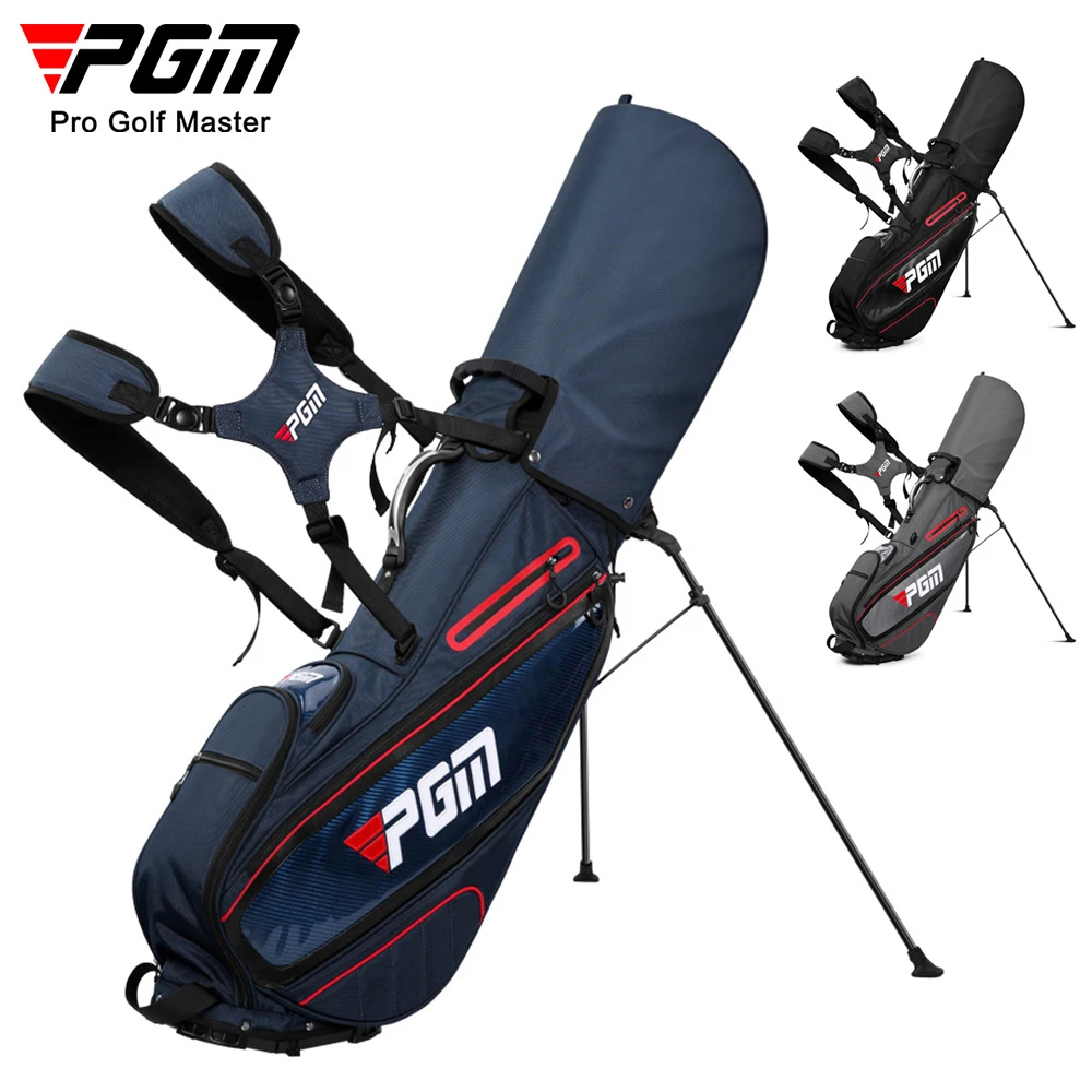 

PGM Men's Golf Standard Bag Ultralight PVC Wear-resistant Waterproof Bag Large Capacity Training Accessories Hold 14pcs Clubs