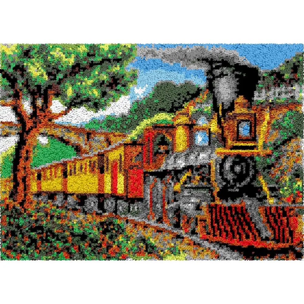 Latch Hook Kits Tapestry Kit Embroidery Plastic Canvas Crafts For Adult