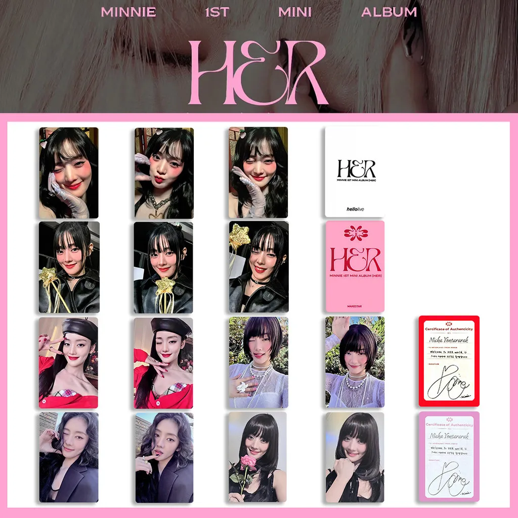 Kpop Idol (G)I-DLE Minnie SOLO HER Album Photocards