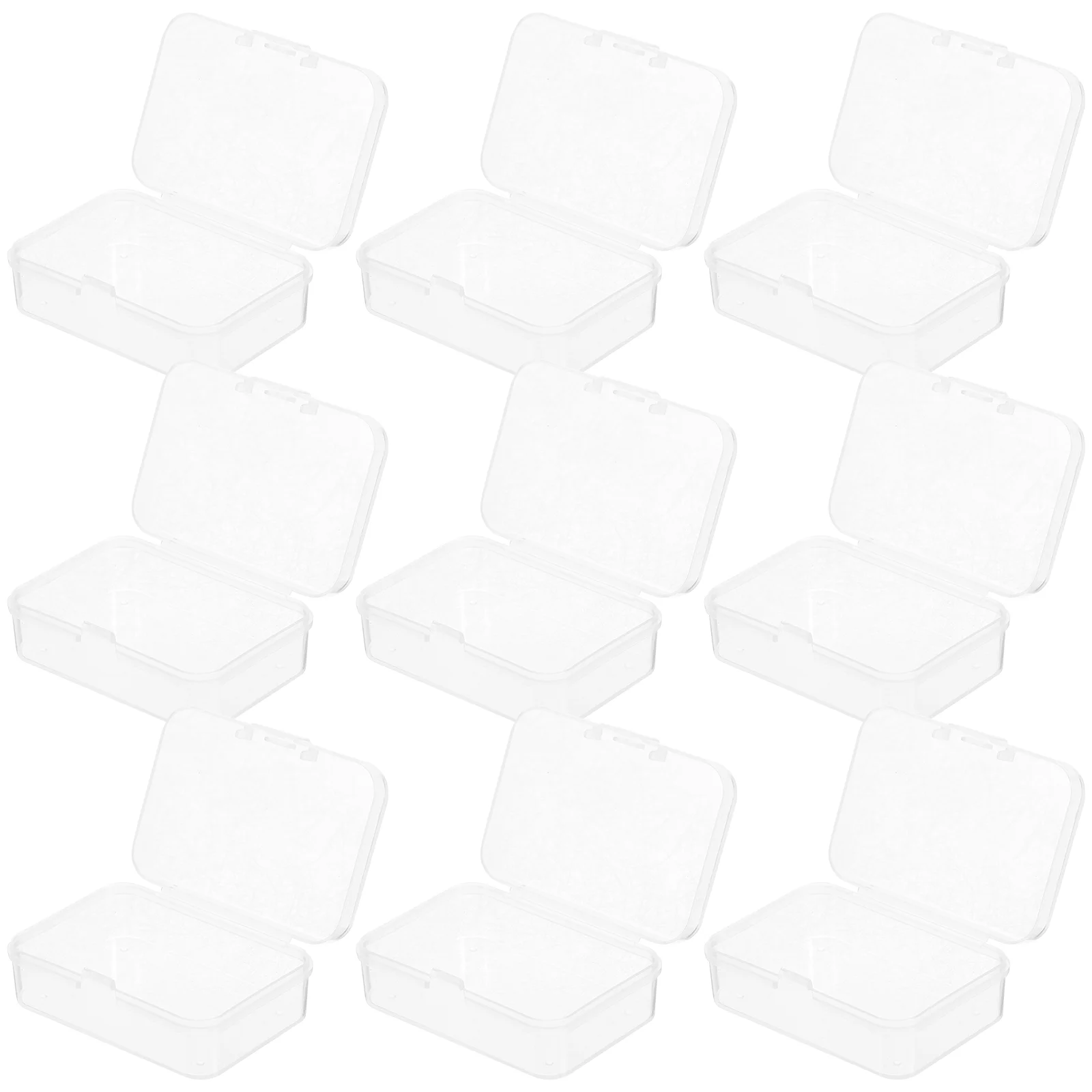 Highly Transparent Box Beads Mini Storage Case With Lids Small Organizer Packing Cases