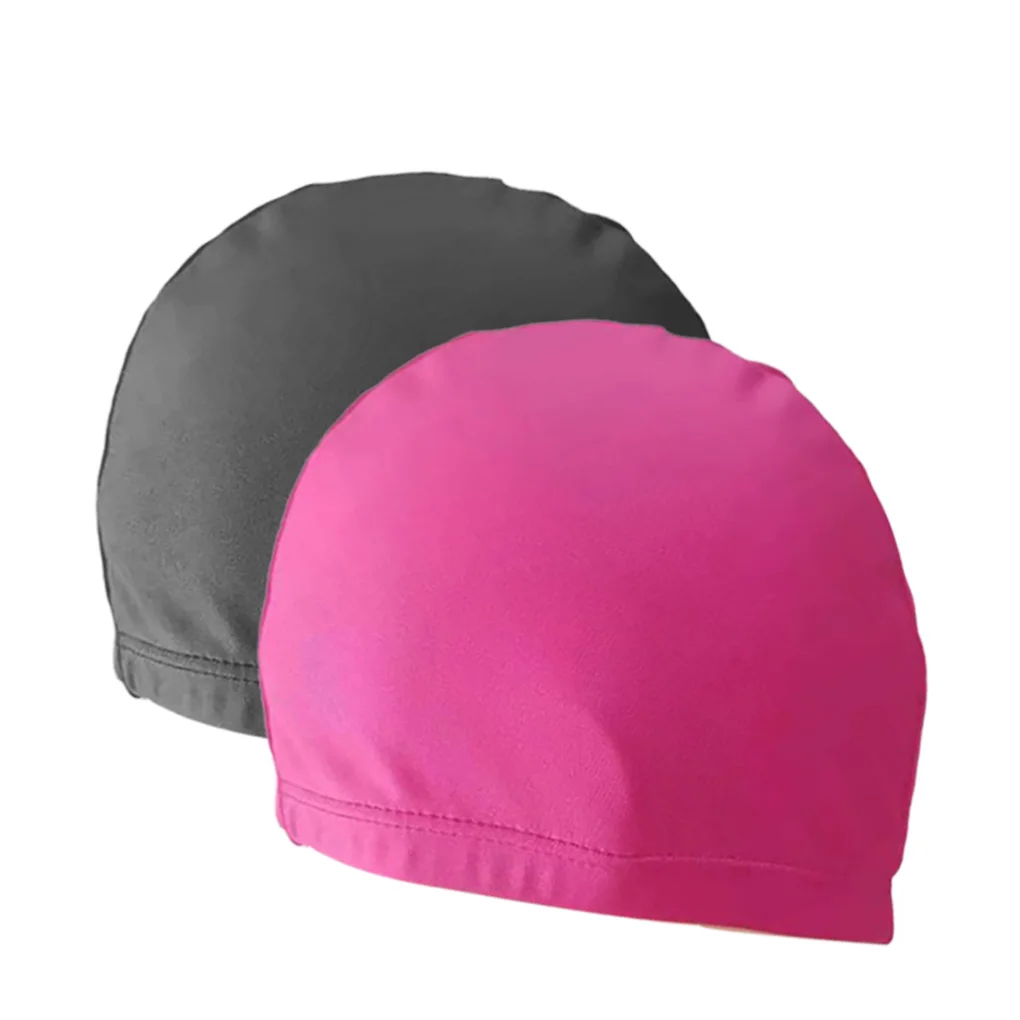 

Swim Caps Headwear Accessories Protective Headgear Professional Women Men Stretchable Solid Color Swimming Hat