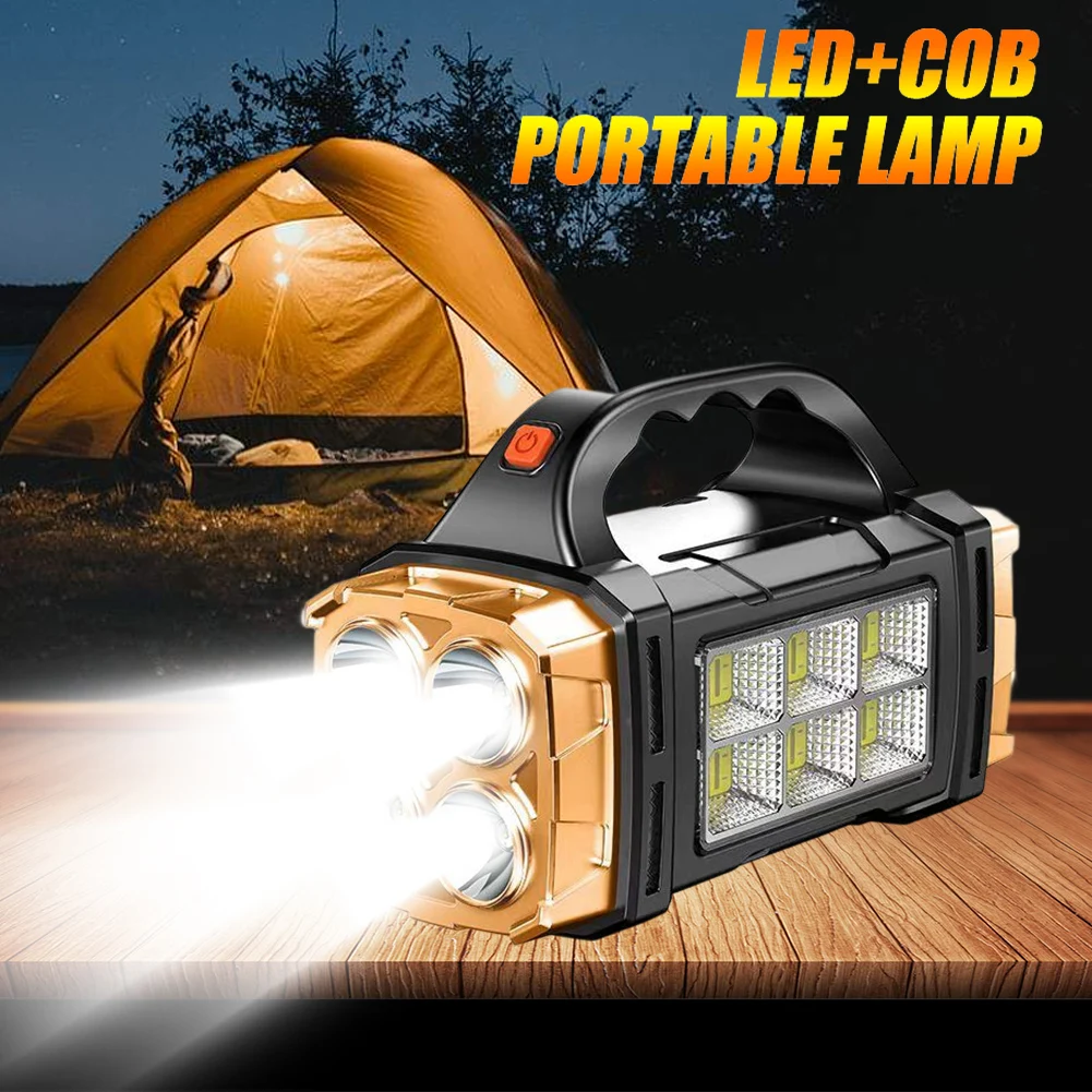 Lampe de travail à LED pour le camping Lampe à LED rechargeable Lampe de  travail COB